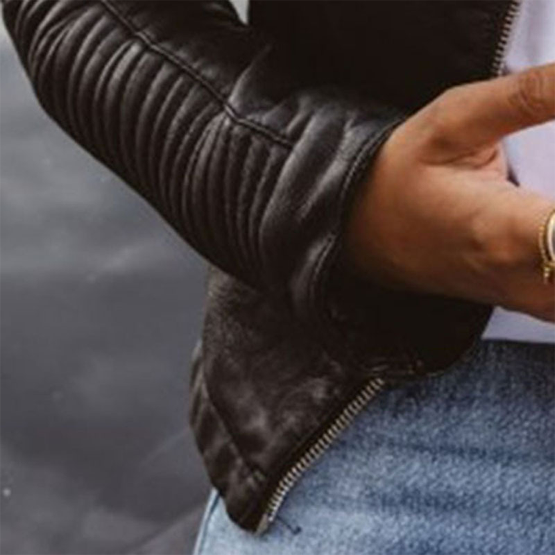 Lune London | Women's leather jacket with timeless charm