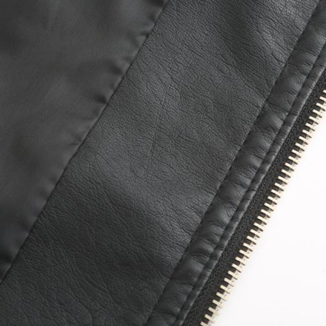 Chic und Stil | Elegant leather jacket for women in genuine leather