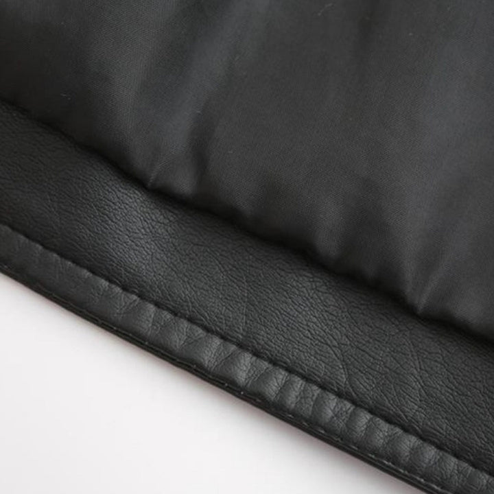 Chic und Stil | Elegant leather jacket for women in genuine leather