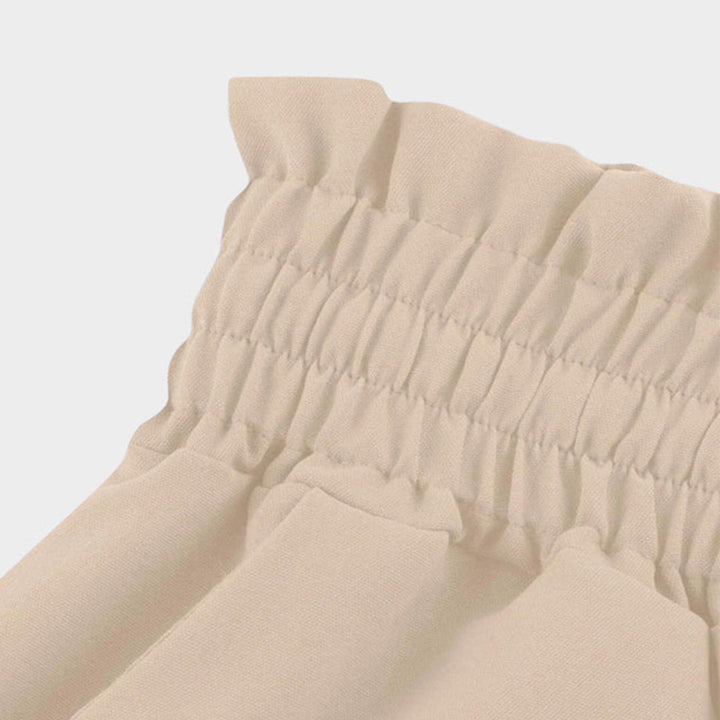 Lune London | Maxi Skirt High Waist Elastic with Lacing A-Line with Pockets Long and Airy