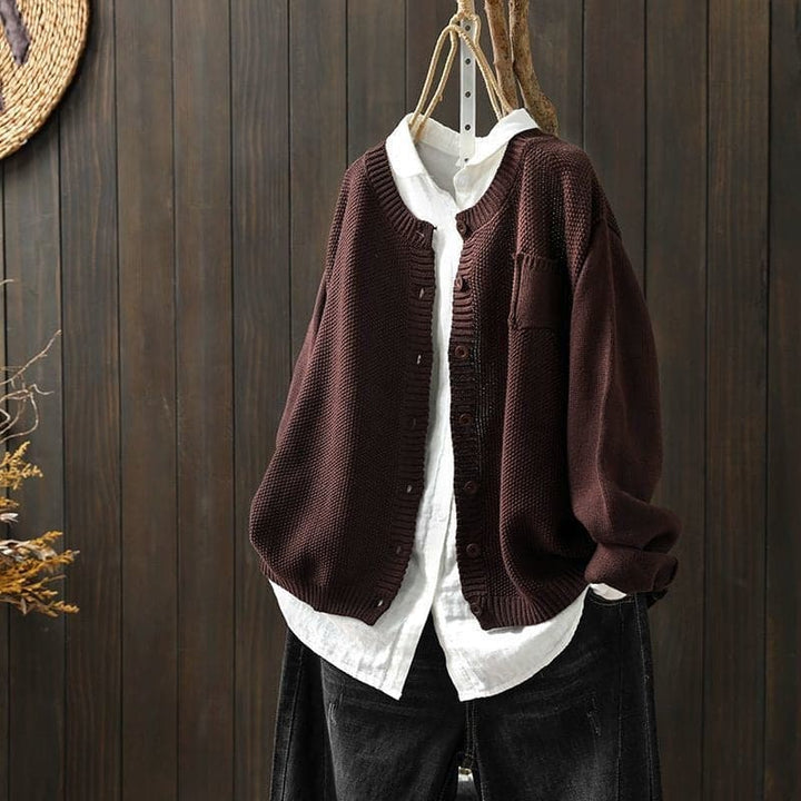 Lune London | Cardigan - Knit - Button Closure - Oversized Fit - Soft and Comfortable