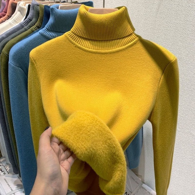 Lune London | Women's warm velvet sweater