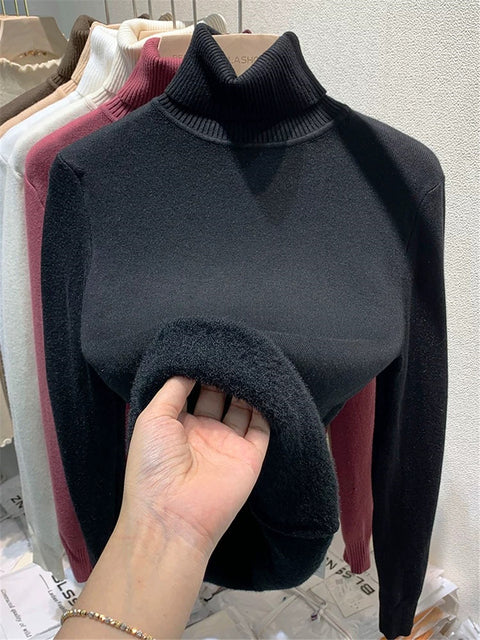 Lune London | Women's warm velvet sweater