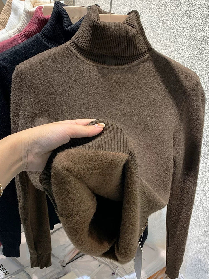 Lune London | Women's warm velvet sweater