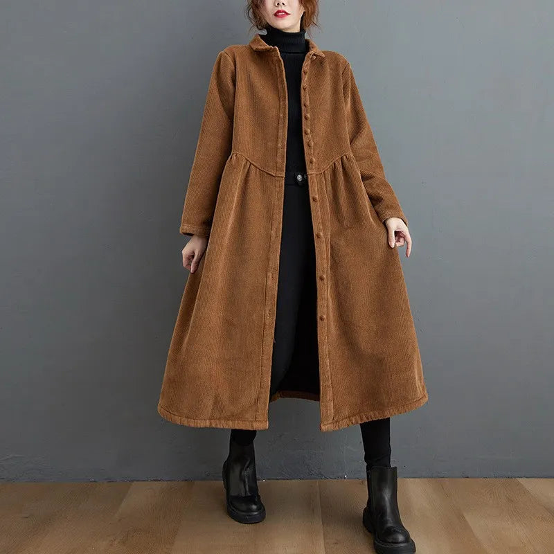 Lune London | Corduroy Coat for Women - Tailored Design