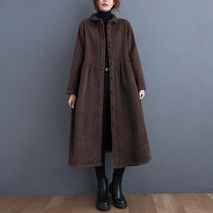 Lune London | Corduroy Coat for Women - Tailored Design