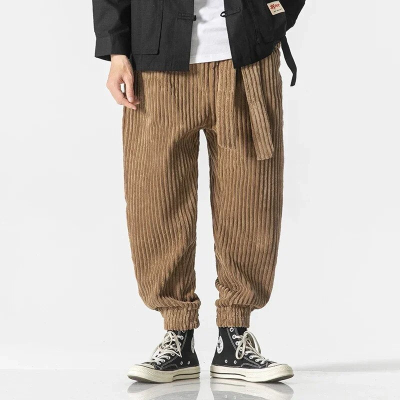 Lune London | Corduroy Pants for Men - Relaxed Jogger Style