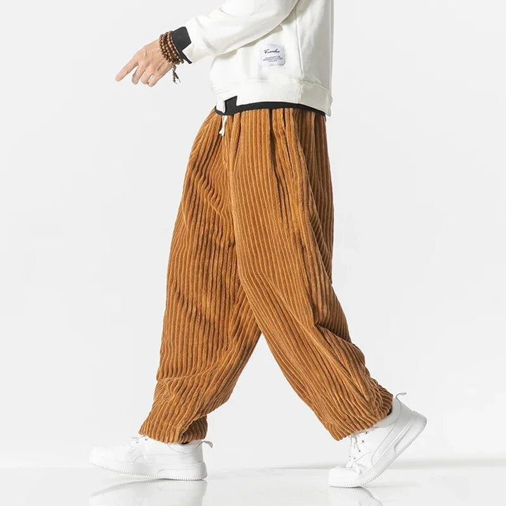 Lune London | Corduroy Pants for Men - Relaxed Jogger Style
