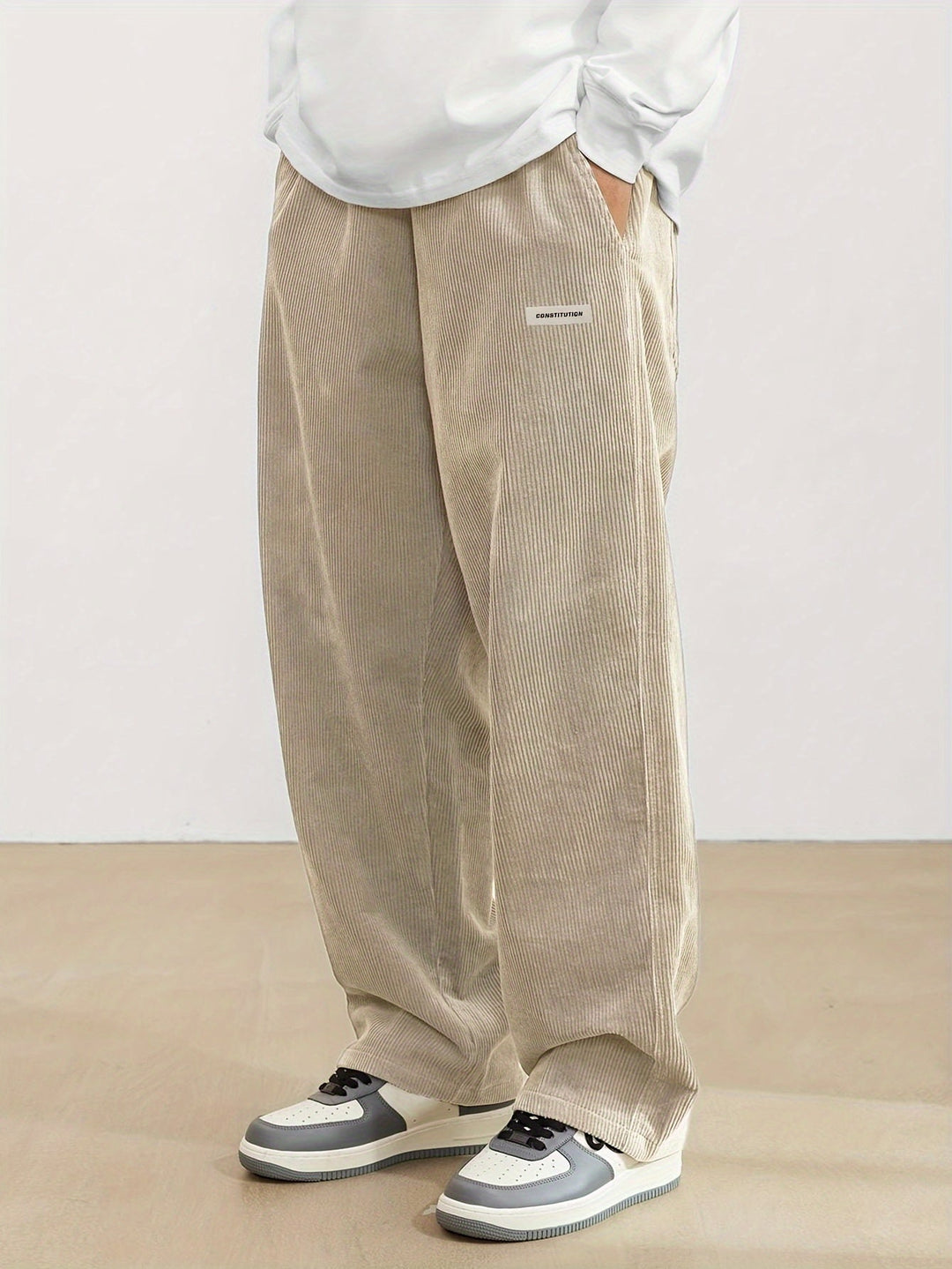 Lune London | Corduroy pants for men - Wide leg, Long length