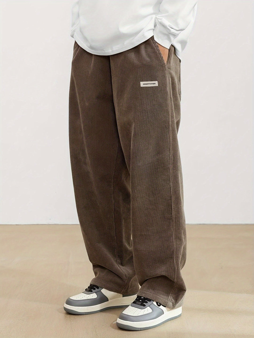Lune London | Corduroy pants for men - Wide leg, Long length