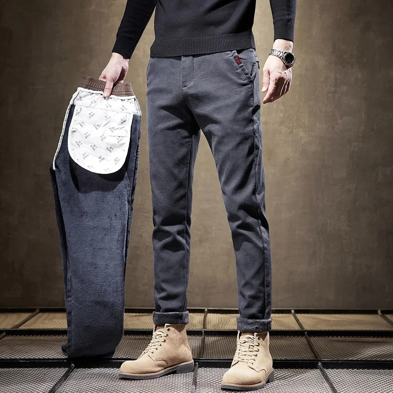 Lune London | Cord pants for men - Slim Fit, fleece lined