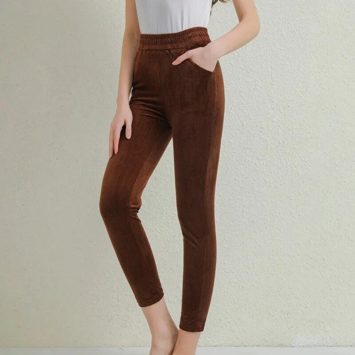 Lune London | Cord pants for women - Elastic waistband