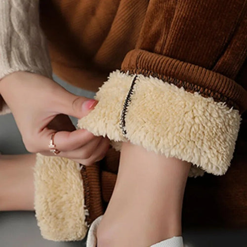 Lune London | Cord pants for women - Elastic waistband