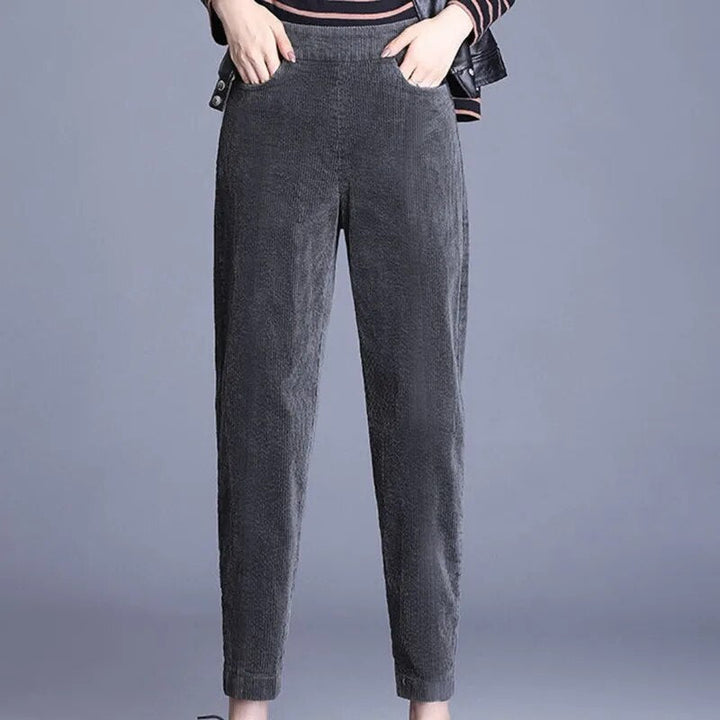 Lune London | Cord pants for women - Elastic waistband