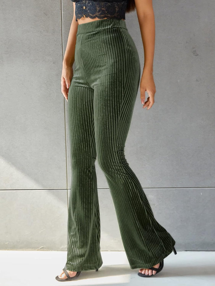 Lune London | Cord pants for women - High waist, Flared legs