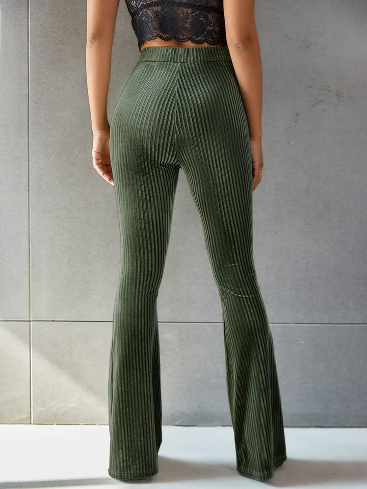 Lune London | Cord pants for women - High waist, Flared legs