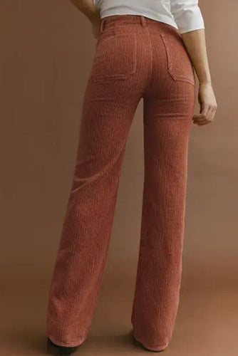 Lune London | Corduroy pants for women - High waist, Casual fit