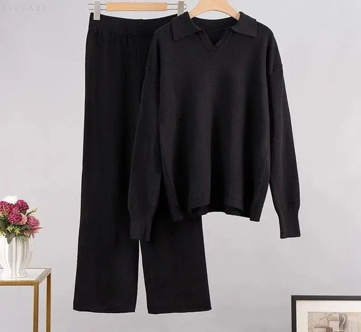 Lune London | Warm Knitted Jogging Set for Women