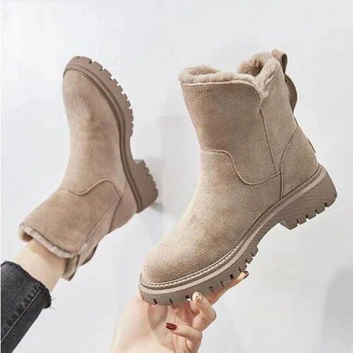 Lune London | Cozy Velvet Snow Boots for Women – Stylish & Warm