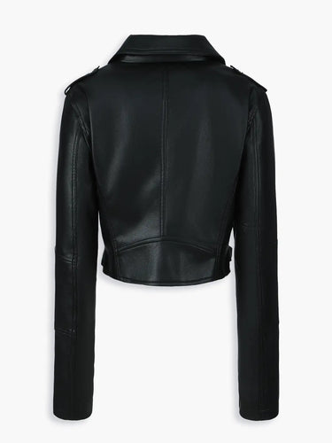 Lune London | Faux leather biker jacket