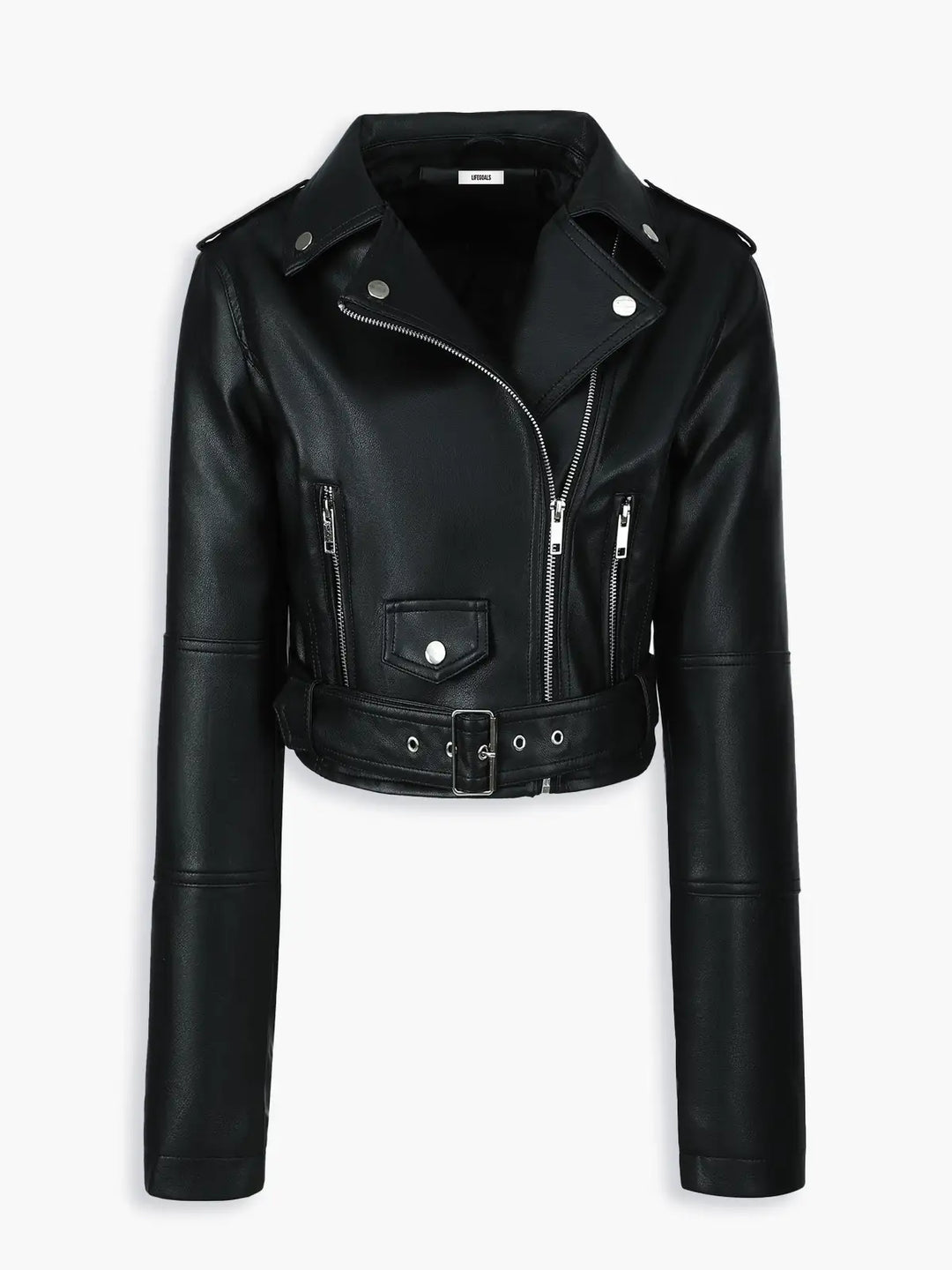 Lune London | Faux leather biker jacket