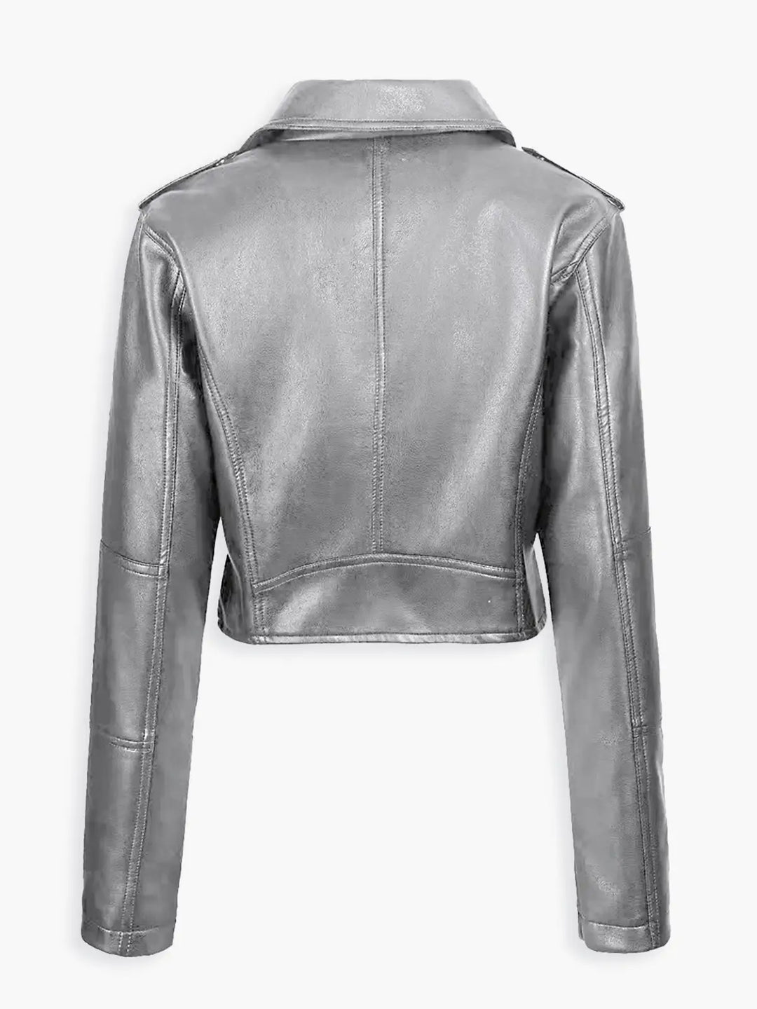 Lune London | Faux leather biker jacket