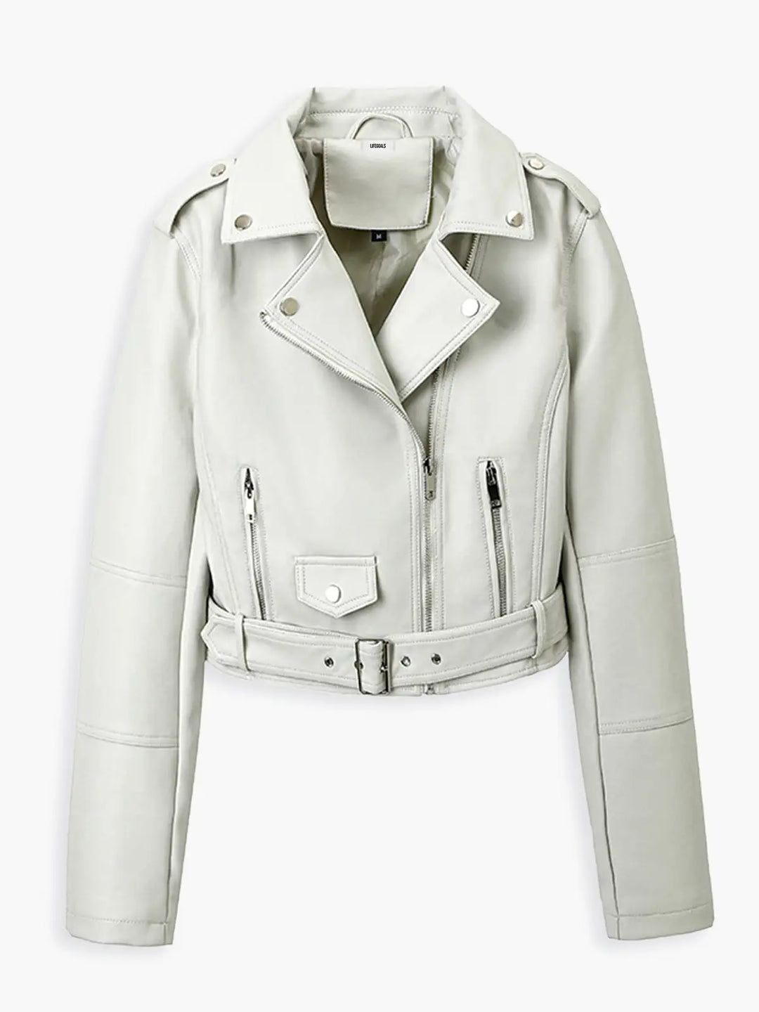 Lune London | Faux leather biker jacket