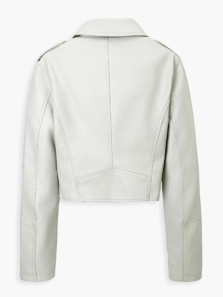 Lune London | Faux leather biker jacket