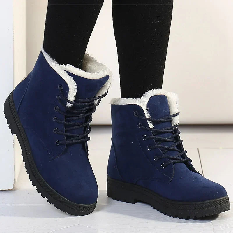 Lune London | Winter Boots - Warm Ankle Boots with Soft Lining, Low Heel and Comfortable Design
