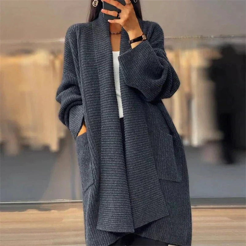 Lune London | Knit Knit Jacket Open Front Plus Size Knit Jacket