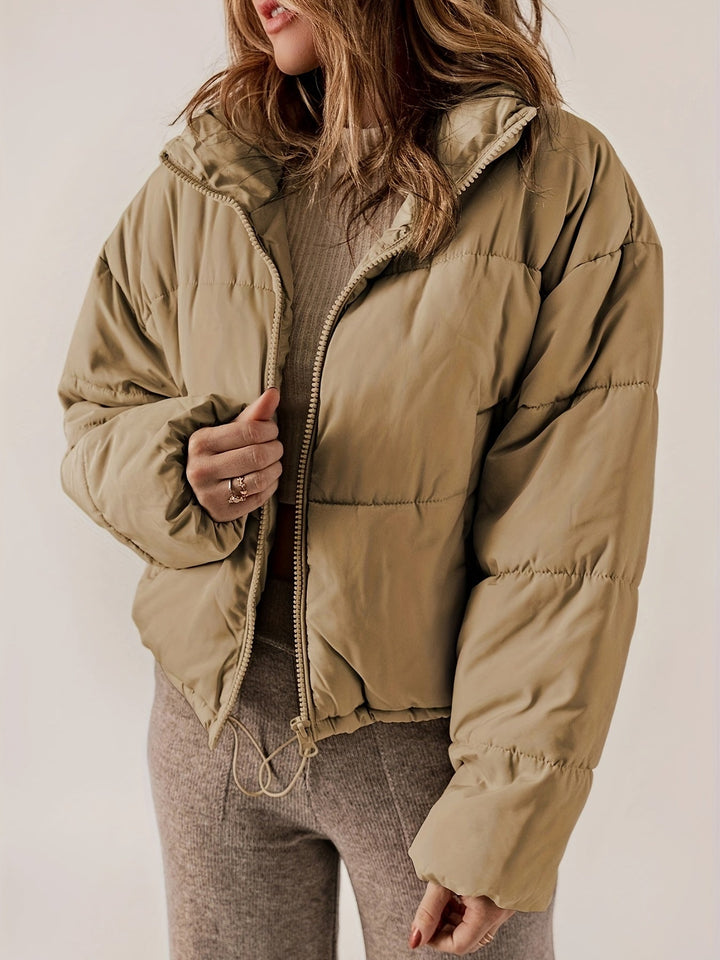 Lune London | Women's quilted jacket with zipper - Casual everyday jacket for her
