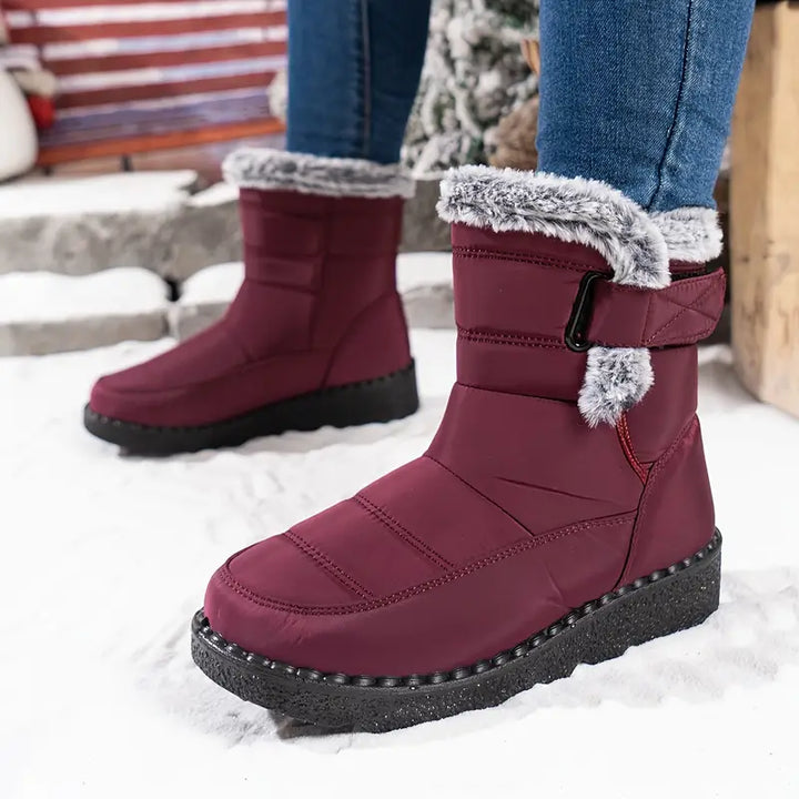 Lune London | Women's Plush Lined Knee-High Snow Boots
