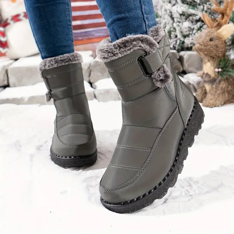 Lune London | Women's Plush Lined Knee-High Snow Boots