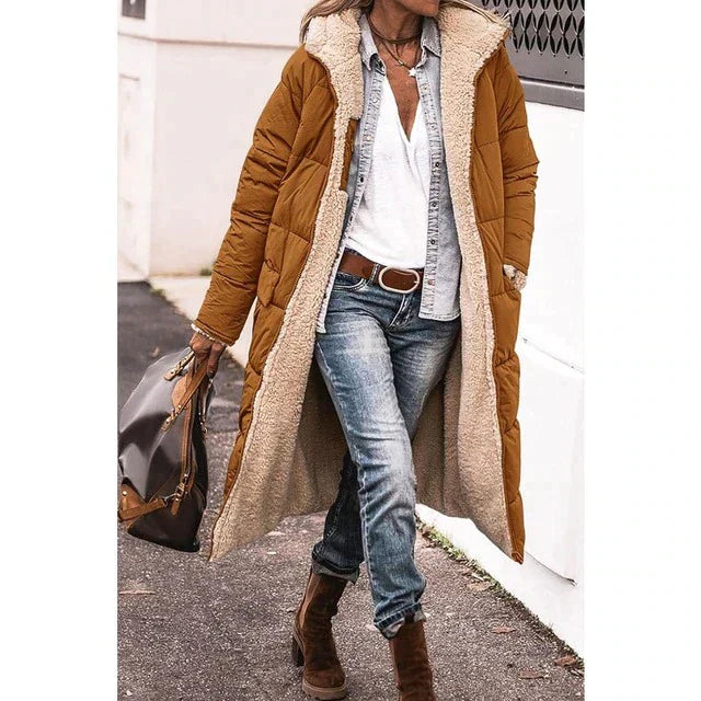 Lune London | Hazel Fleece & Casual Coat with Hood