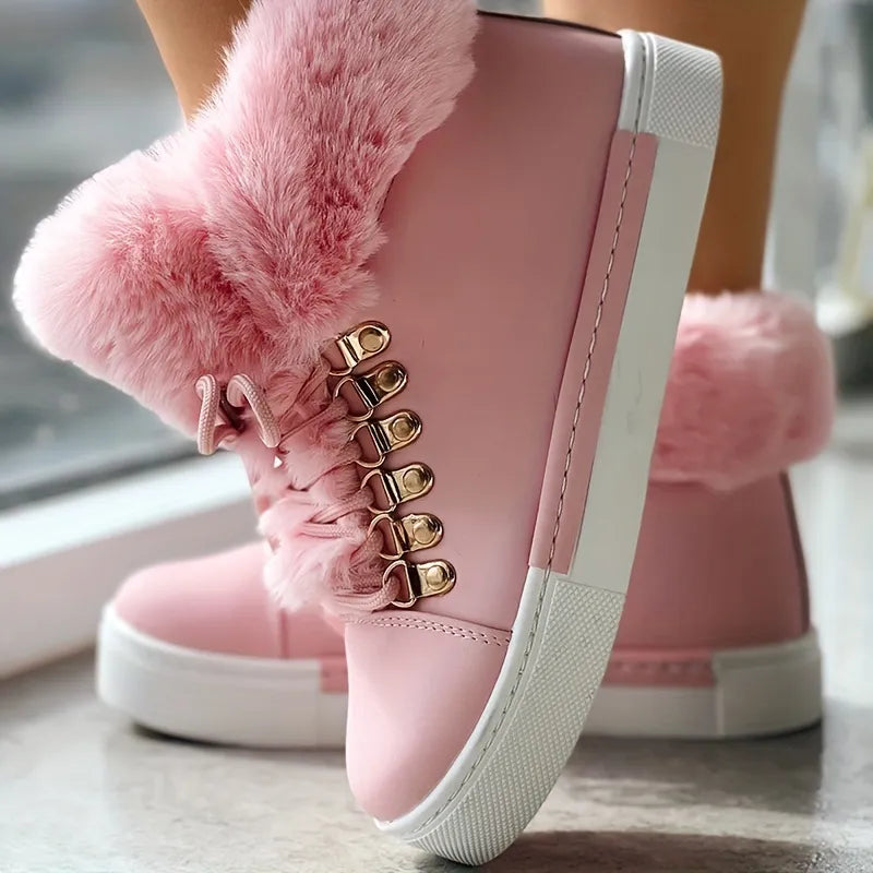 Lune London | Detail lined ankle boots with laces