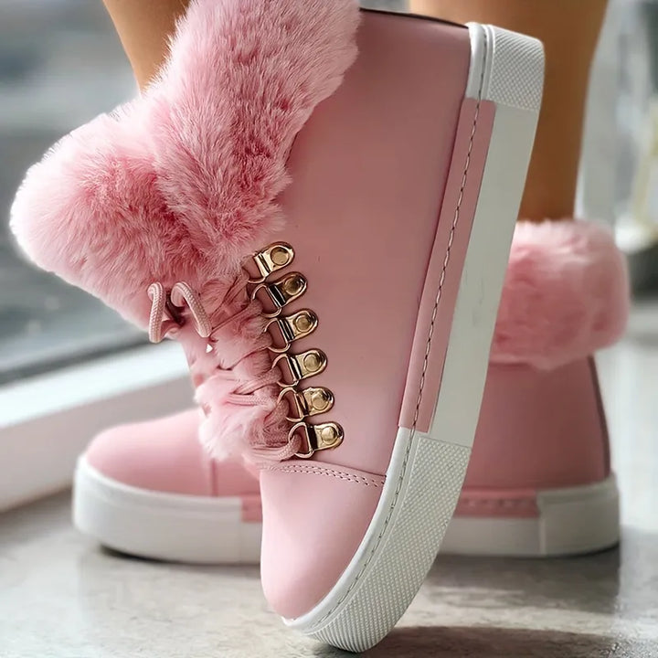 Lune London | Detail lined ankle boots with laces