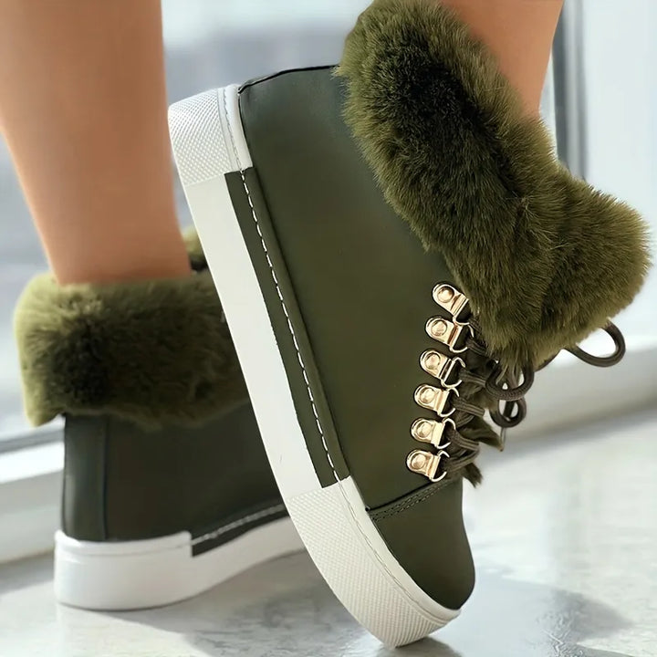 Lune London | Detail lined ankle boots with laces