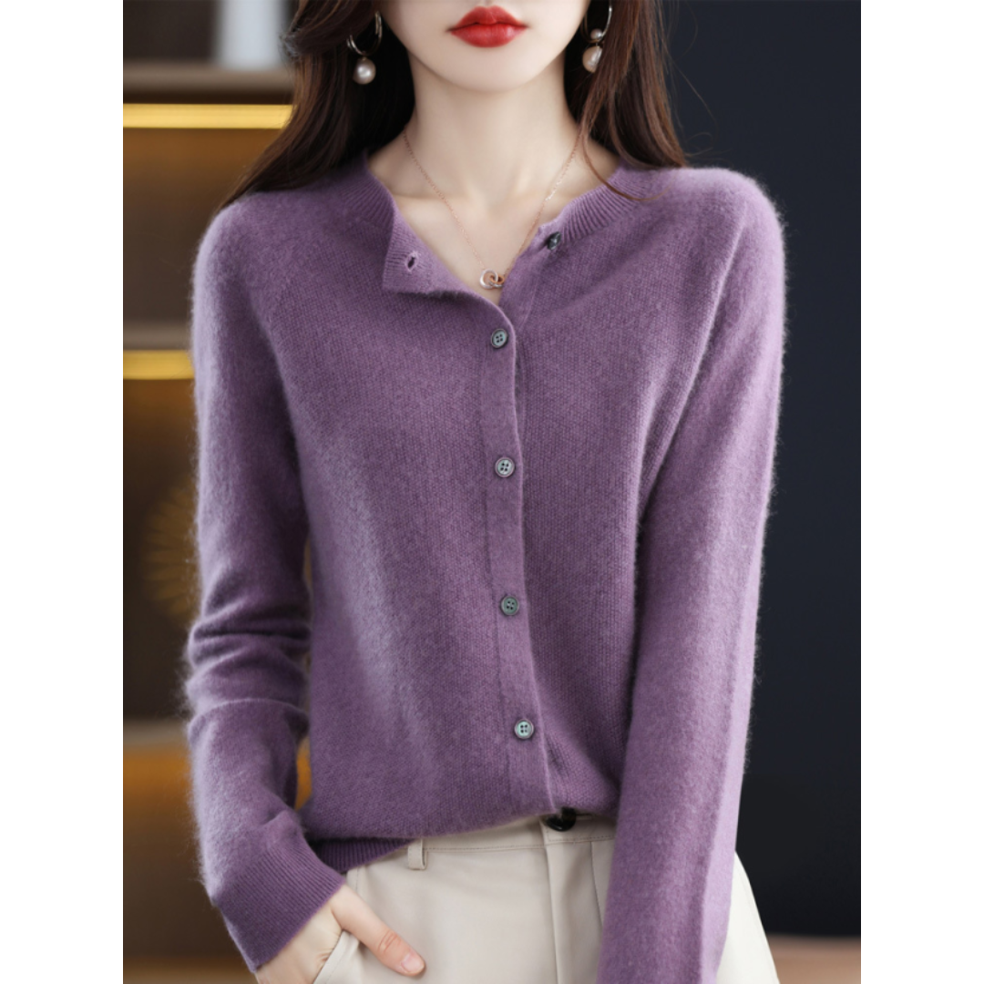 Lune London | Cardigan avec boutons - Sweatshirt intemporel