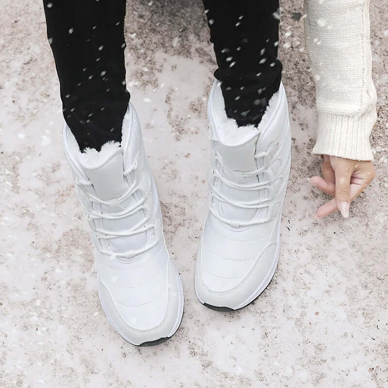 Lune London | Bottes de combat - Imperméable mi-mollet avec velcro
