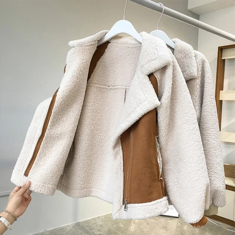 Lune London | Fleece Jacket - Comfortable Roll-Up Jackets