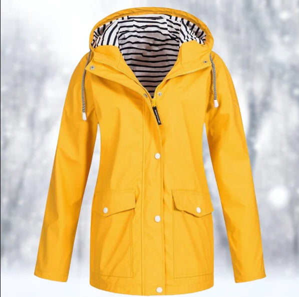 Lune London | Waterproof hooded rain jacket - Functional outerwear