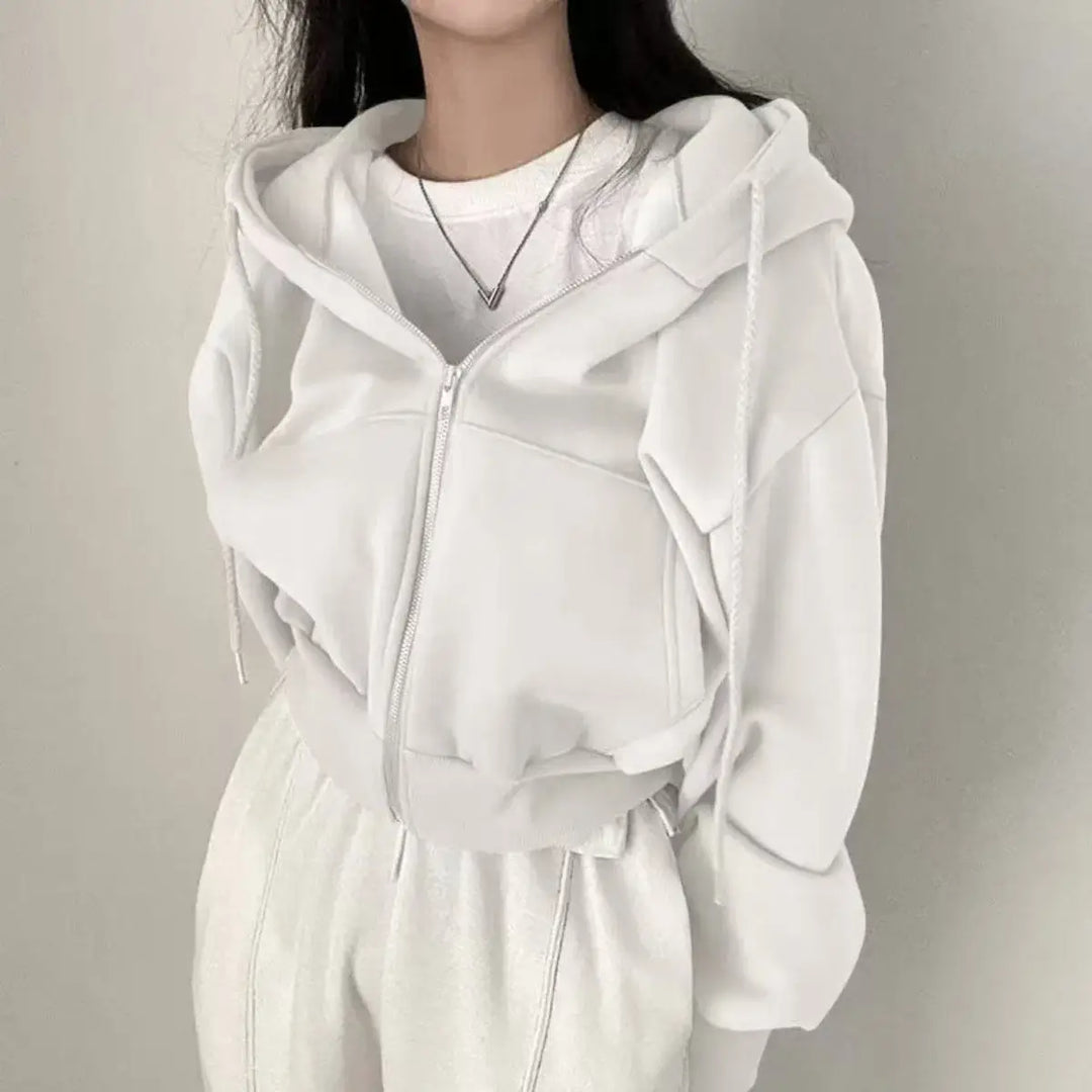 Lune London | Flannel shirt with hood - Warm and comfortable fleece blouse for casual days