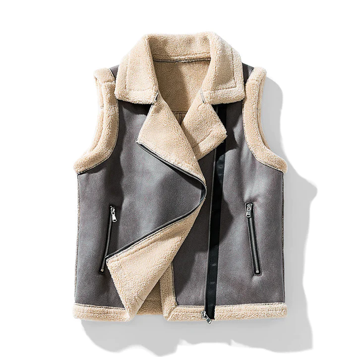 Lune London | Women's sleeveless leather jacket