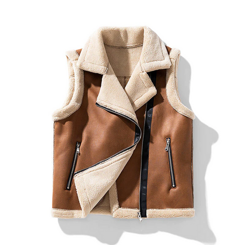 Lune London | Women's sleeveless leather jacket