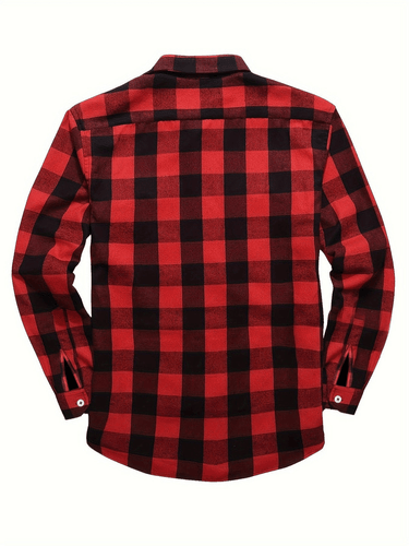 Lune London | Chemise de loisirs pour hommes avec imprimé bûcheron