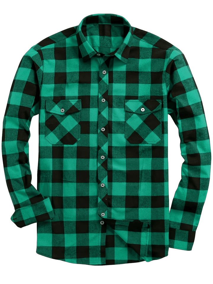 Lune London | Casual men's shirt with plaid print