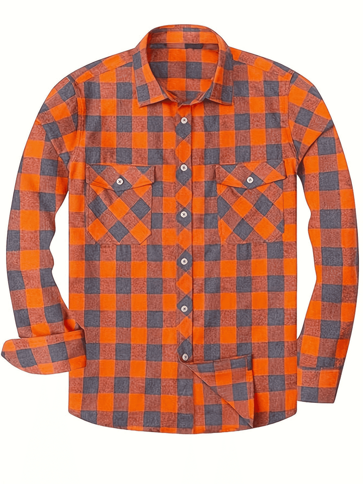 Lune London | Casual men's shirt with plaid print