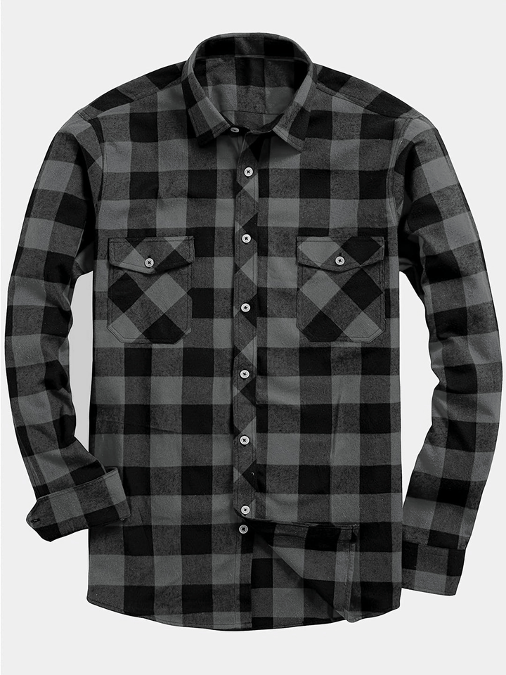 Lune London | Casual men's shirt with plaid print
