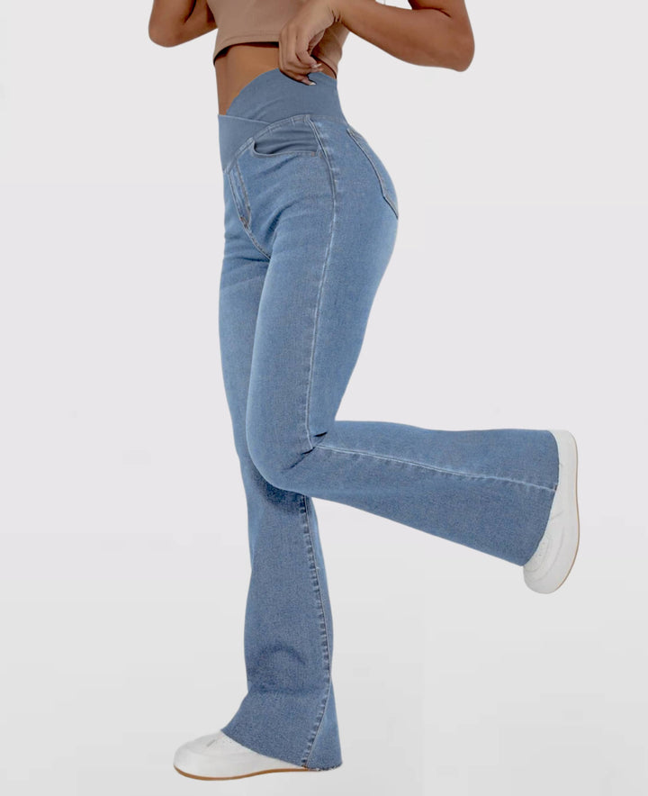 Lune London | Jean extensible taille haute