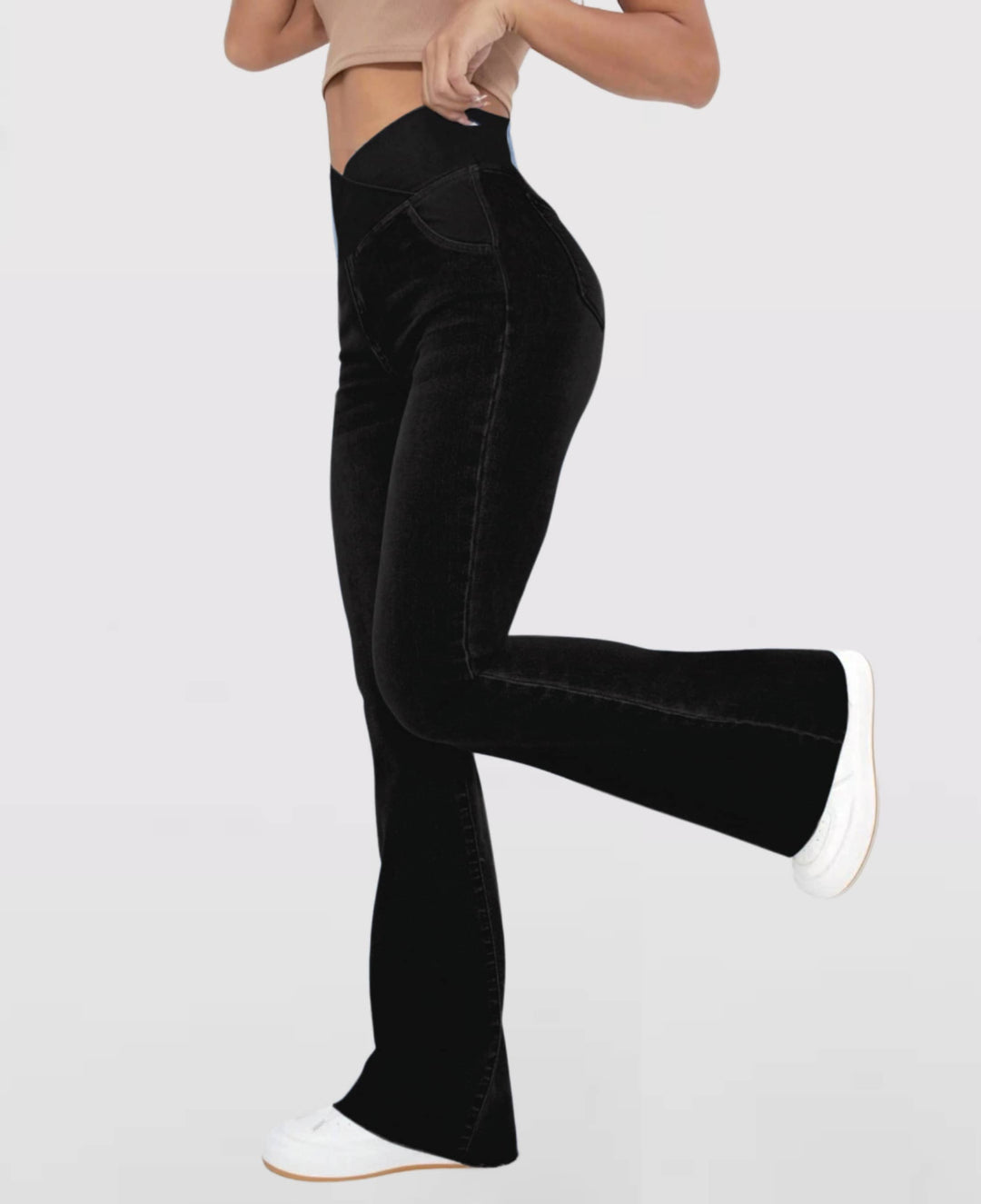 Lune London | Jean extensible taille haute